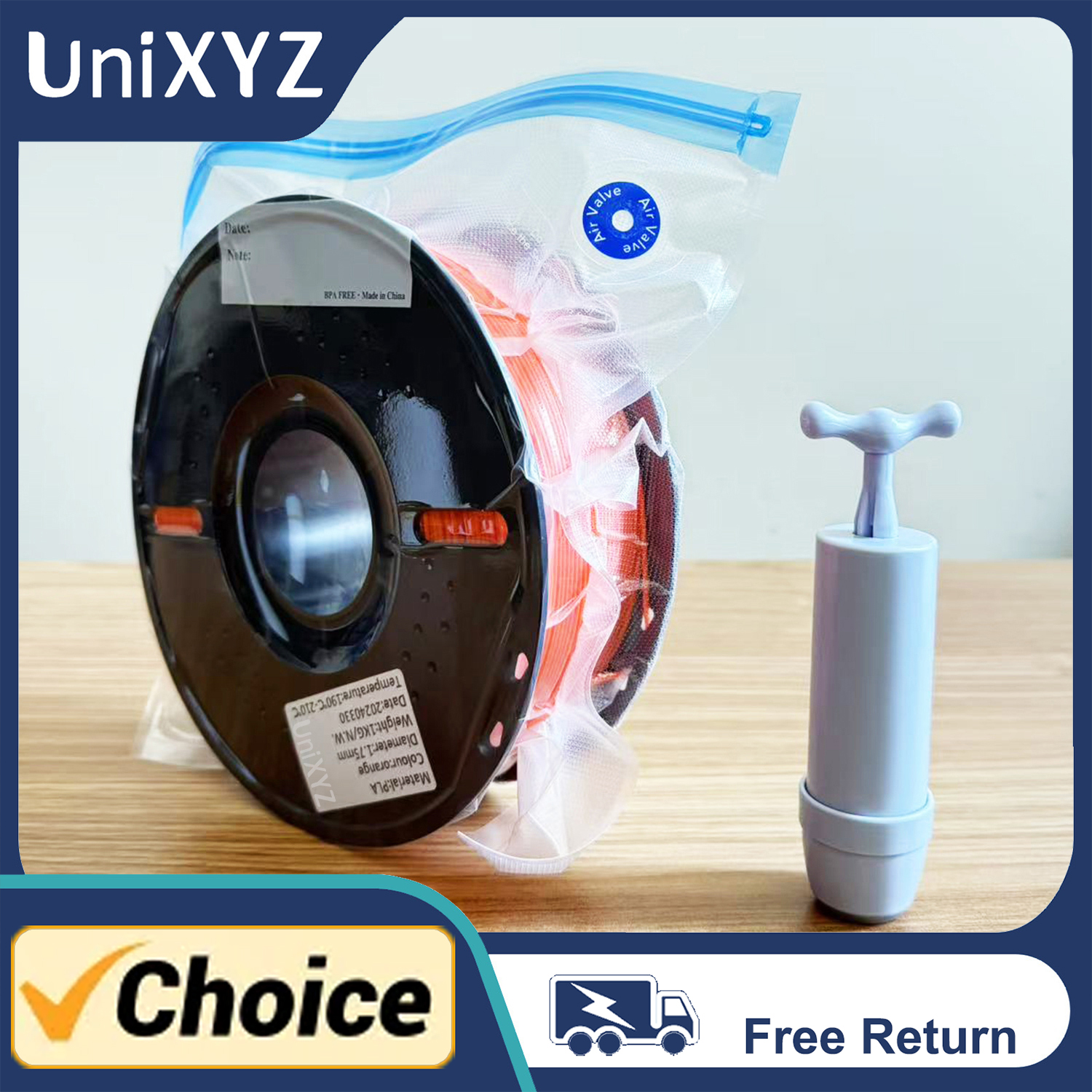 Carbon Fiber Filament - 3D Printer Consumables Vacuum Bag with
