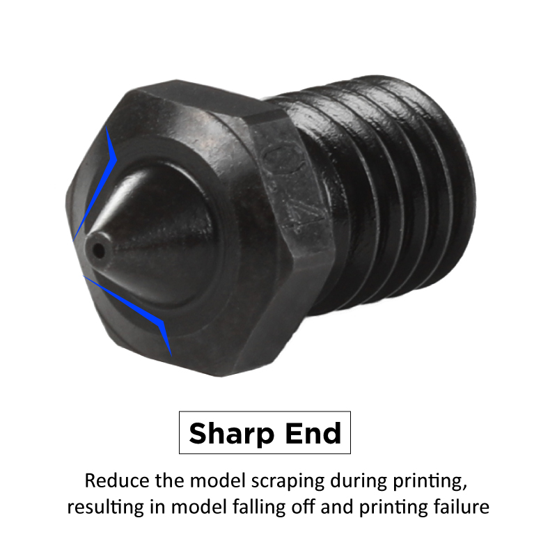 Carbon Fiber Filament - Mellow V6 nozzle Top quality Sharp