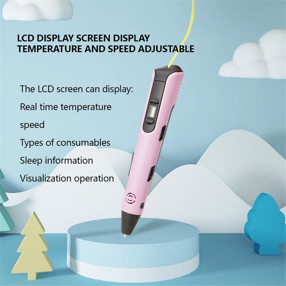 New 3D Printing Pen 1.75mm PLA - 3D Printing Pen For Kids avaliação e preço