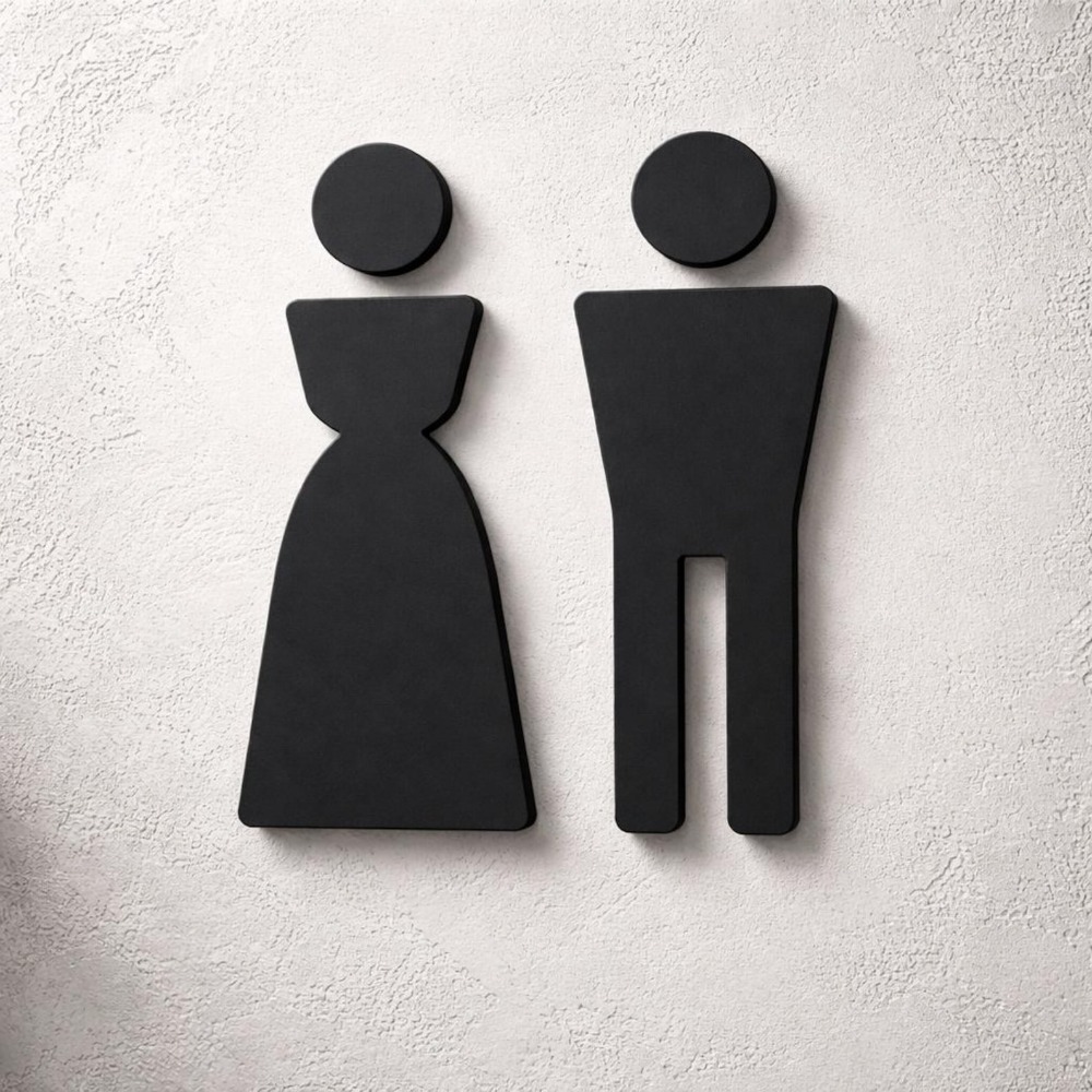 Minimalist 3D Printed Male Fem - 3D Printing Icon avaliação e preço