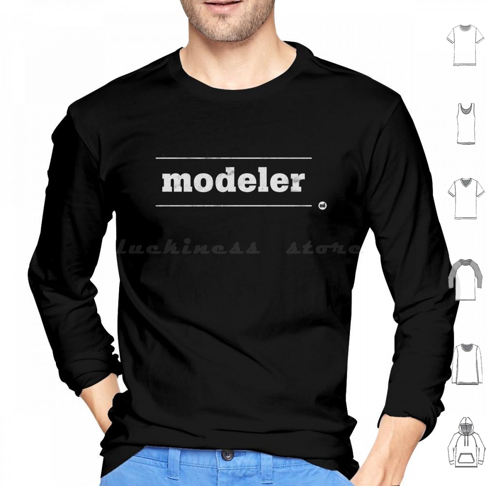Modeler Hoodies Long Sleeve 3d - 3D Printing Zbrush avaliação e preço