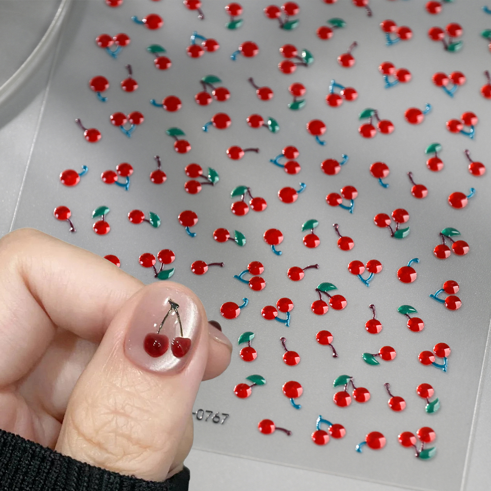 1/2Pcs 5D Cute Red Crystal Che - 3D Printing Epoxy Resin avaliação e preço