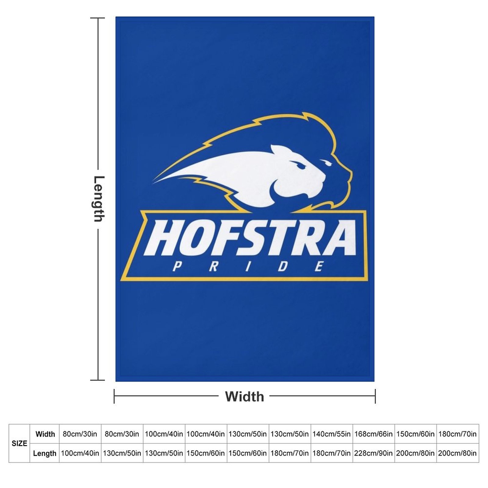 Cool Hofstra Icon Throw Blanke - 3D Printing Icon avaliação e preço