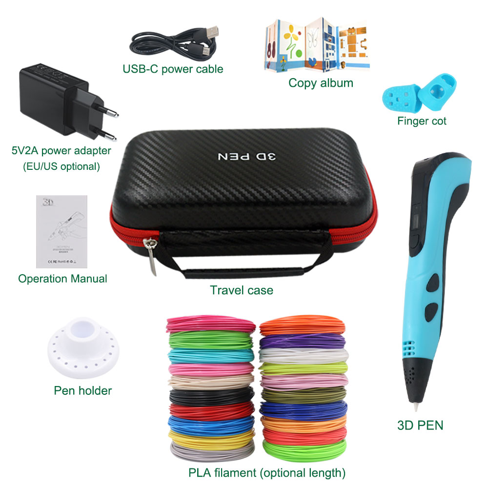 2026 3D Pen Set for Children 3 - 3D Printing Pen For Kids avaliação e preço