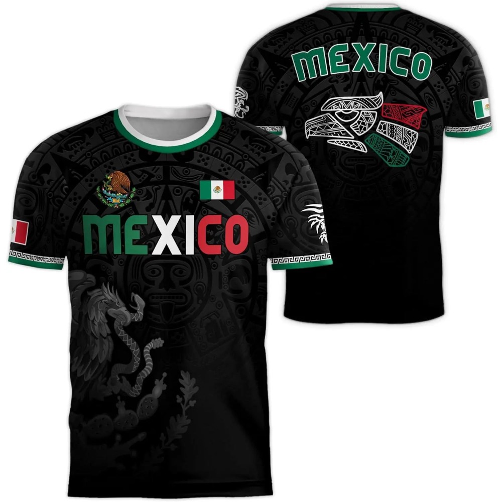 2026 Mexico National Flag Prin - 3D Printing Jersey avaliação e preço
