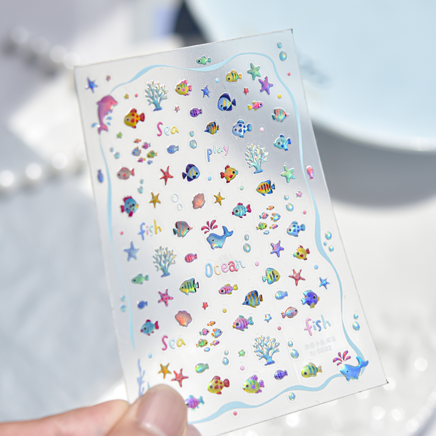Jelly 3D Nail Stickers Summer  - 3D Printing Epoxy Resin avaliação e preço