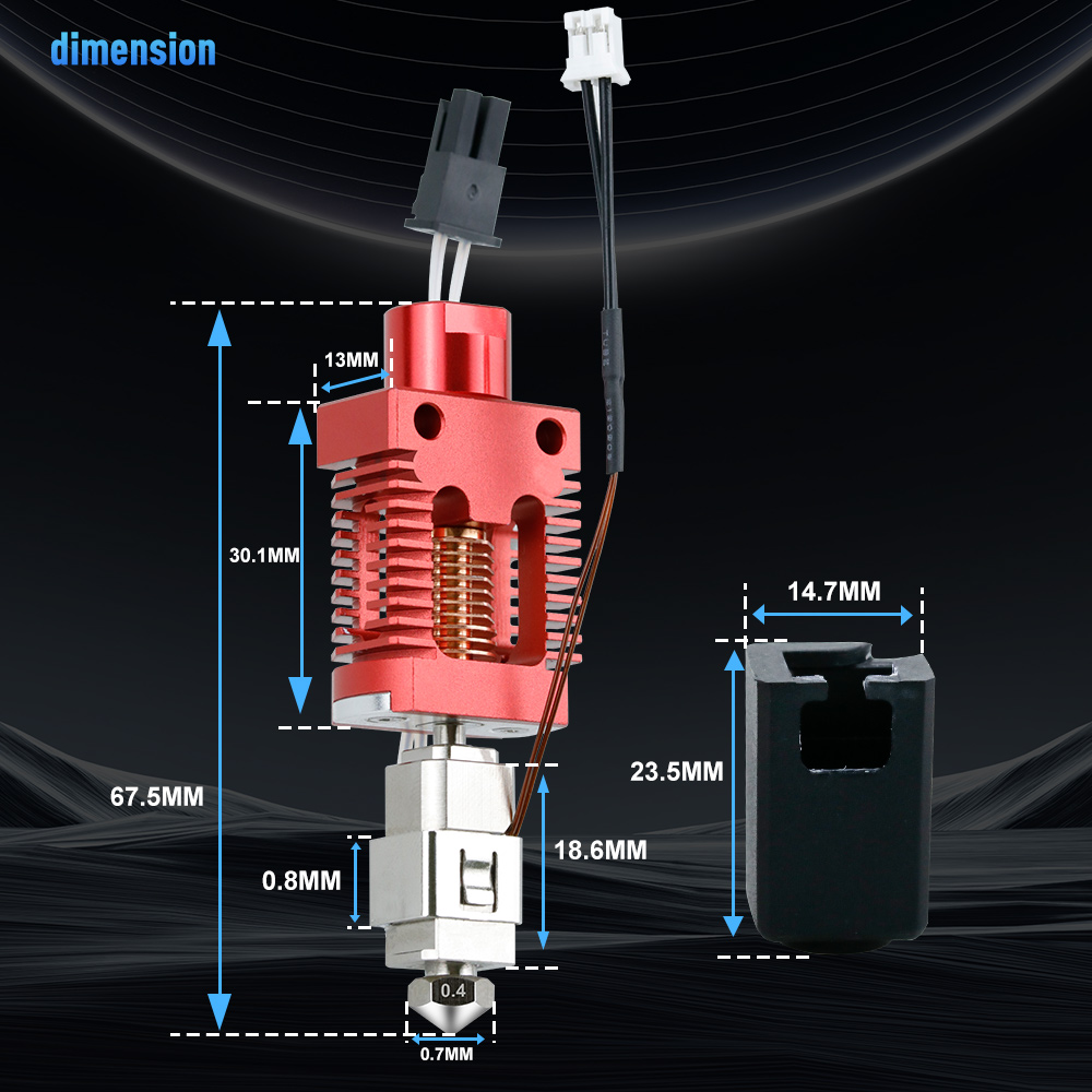 Hotend Kit For Creality Ender  - Ender 3 Upgrade Kit avaliação e preço