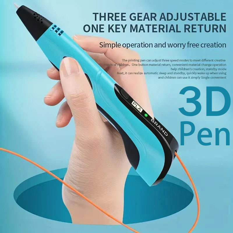 Original 3D Pen For Children 3 - Carbon Fiber Filament avaliação e preço