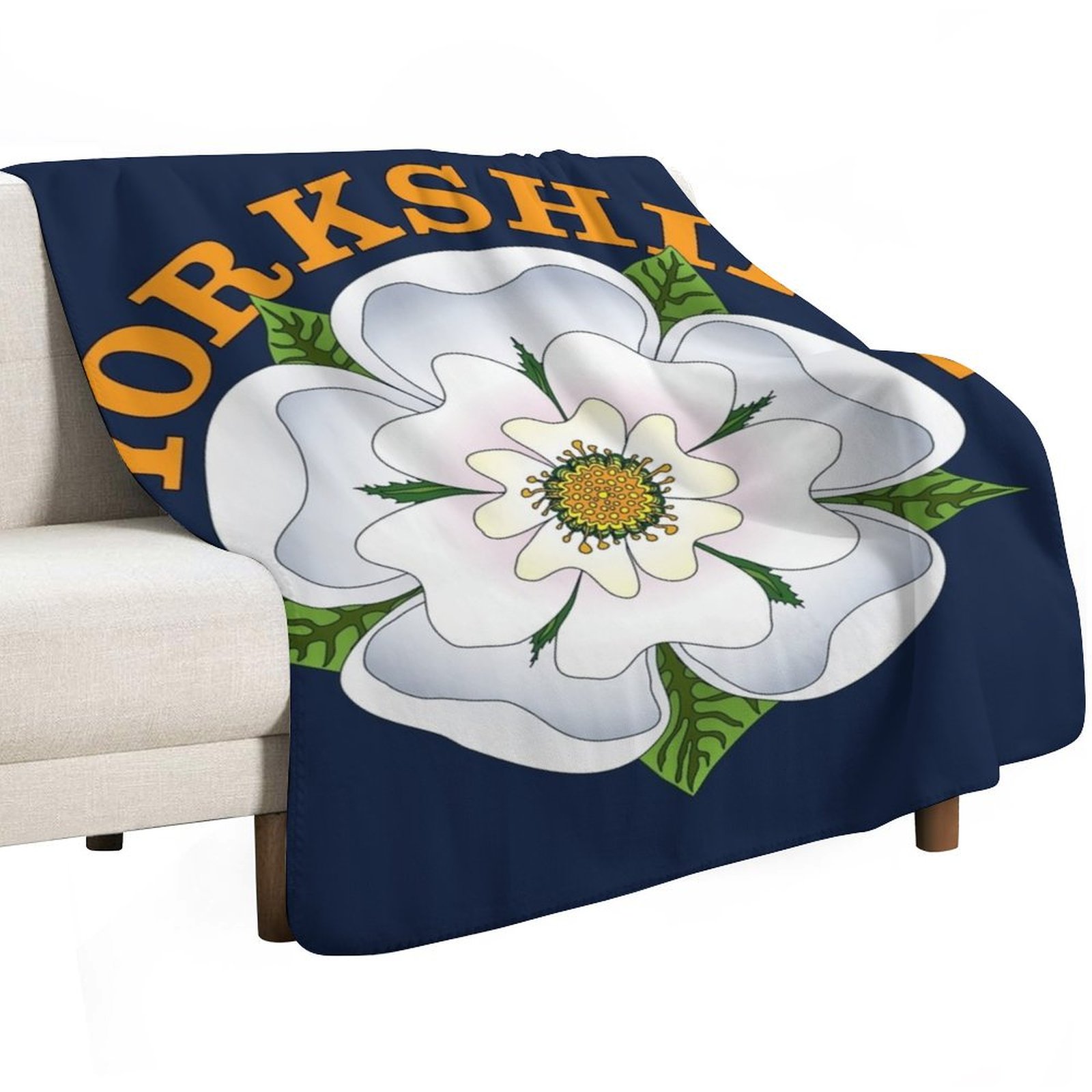 White Rose of Yorkshire Throw  - 3D Printing Yorkshire avaliação e preço
