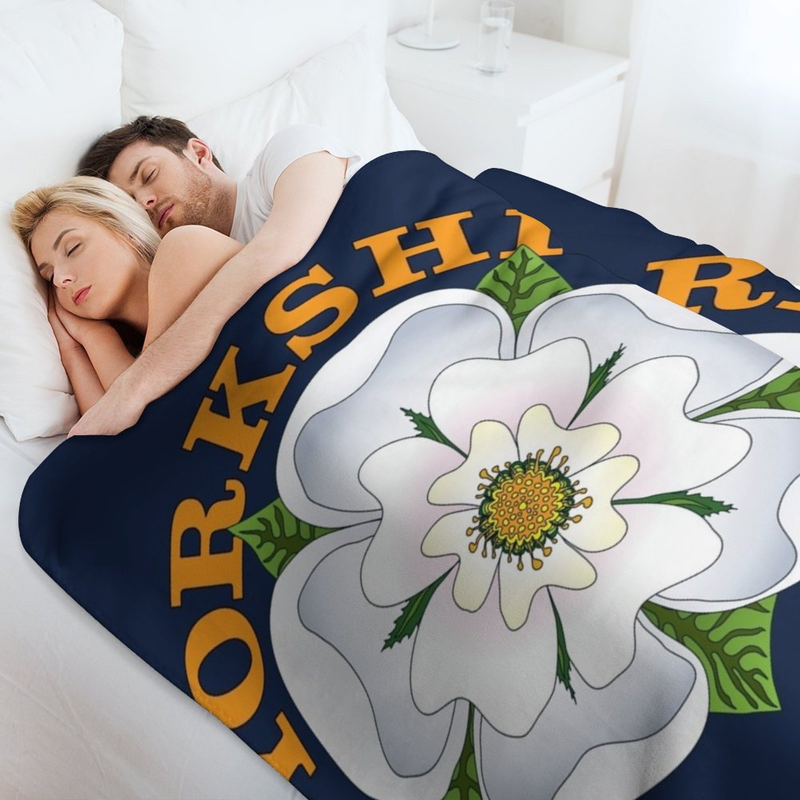 White Rose of Yorkshire Throw  - 3D Printing Yorkshire avaliação e preço