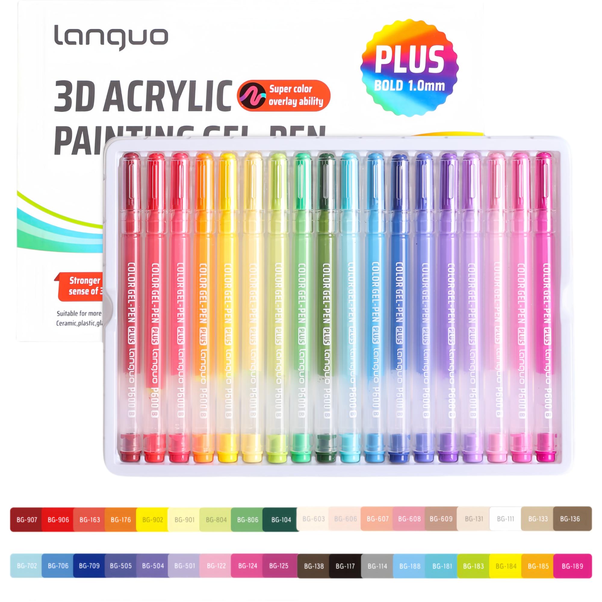 Languo 54-Color 3D Effect Acry - 3D Printing Epoxy Resin avaliação e preço
