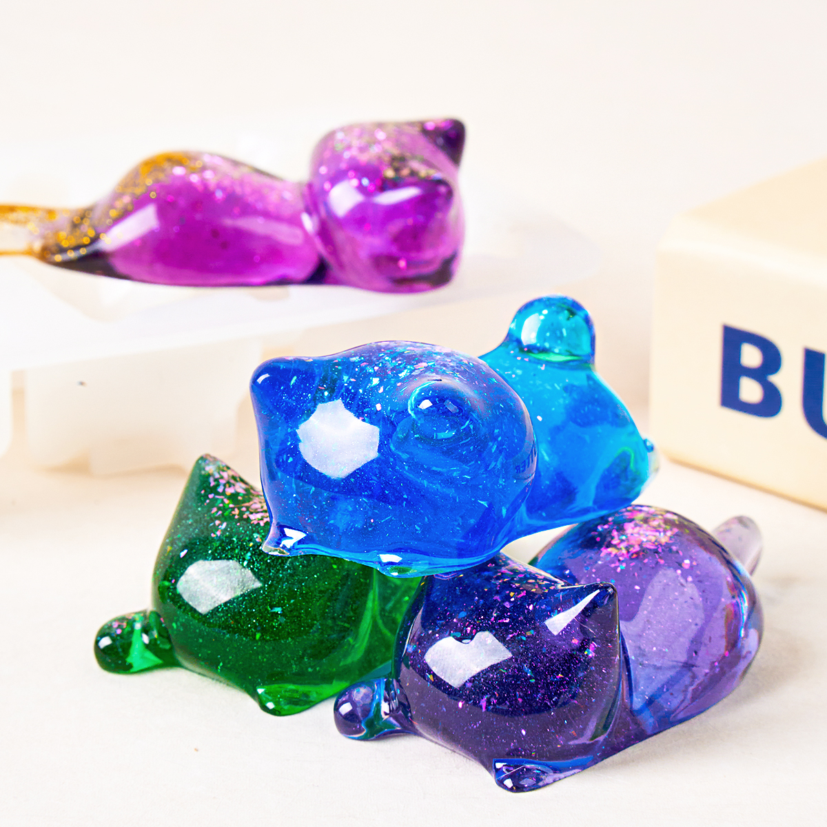 3D Cat Crystal Epoxy Resin Mol - 3D Printing Epoxy Resin avaliação e preço