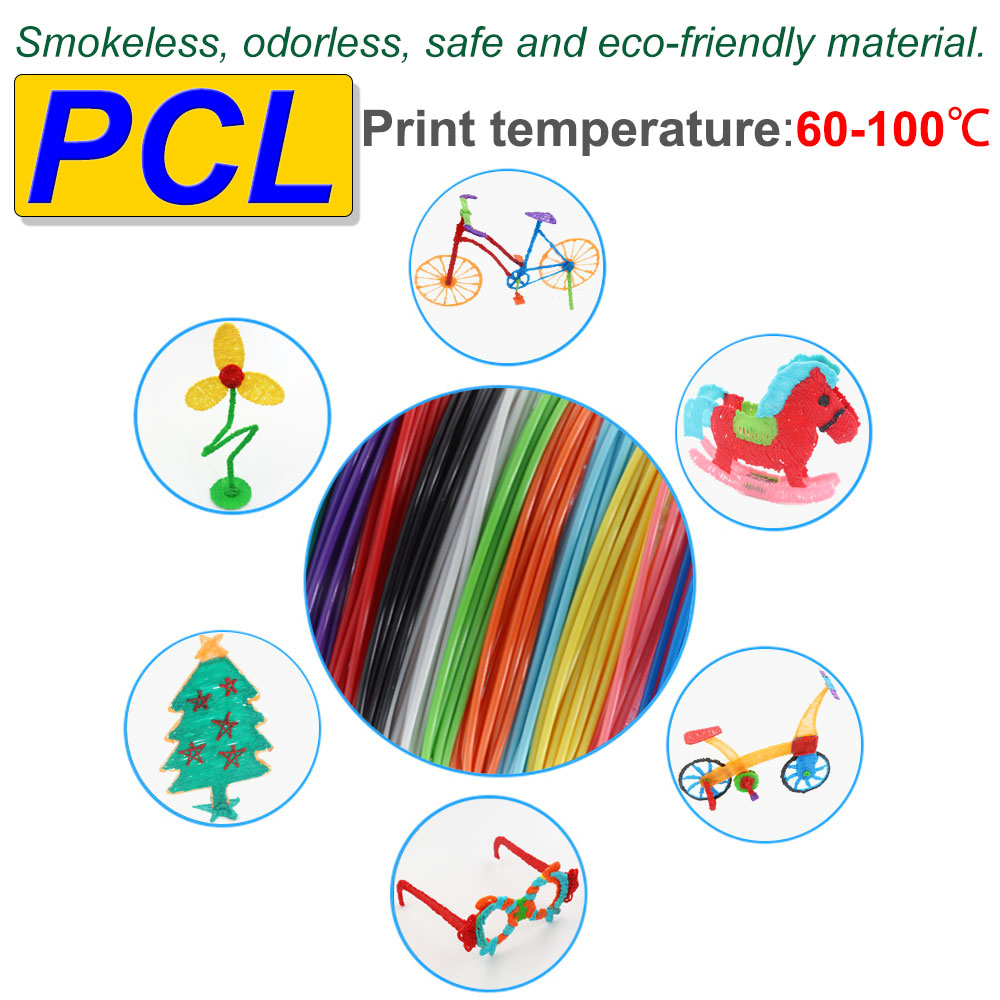High-quality 1.75MM PCL Filame - 3D Printing Pen For Kids avaliação e preço