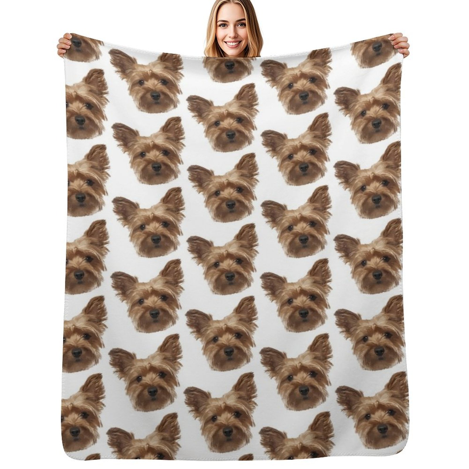 Yorkshire Terrier Throw Blanke - 3D Printing Yorkshire avaliação e preço