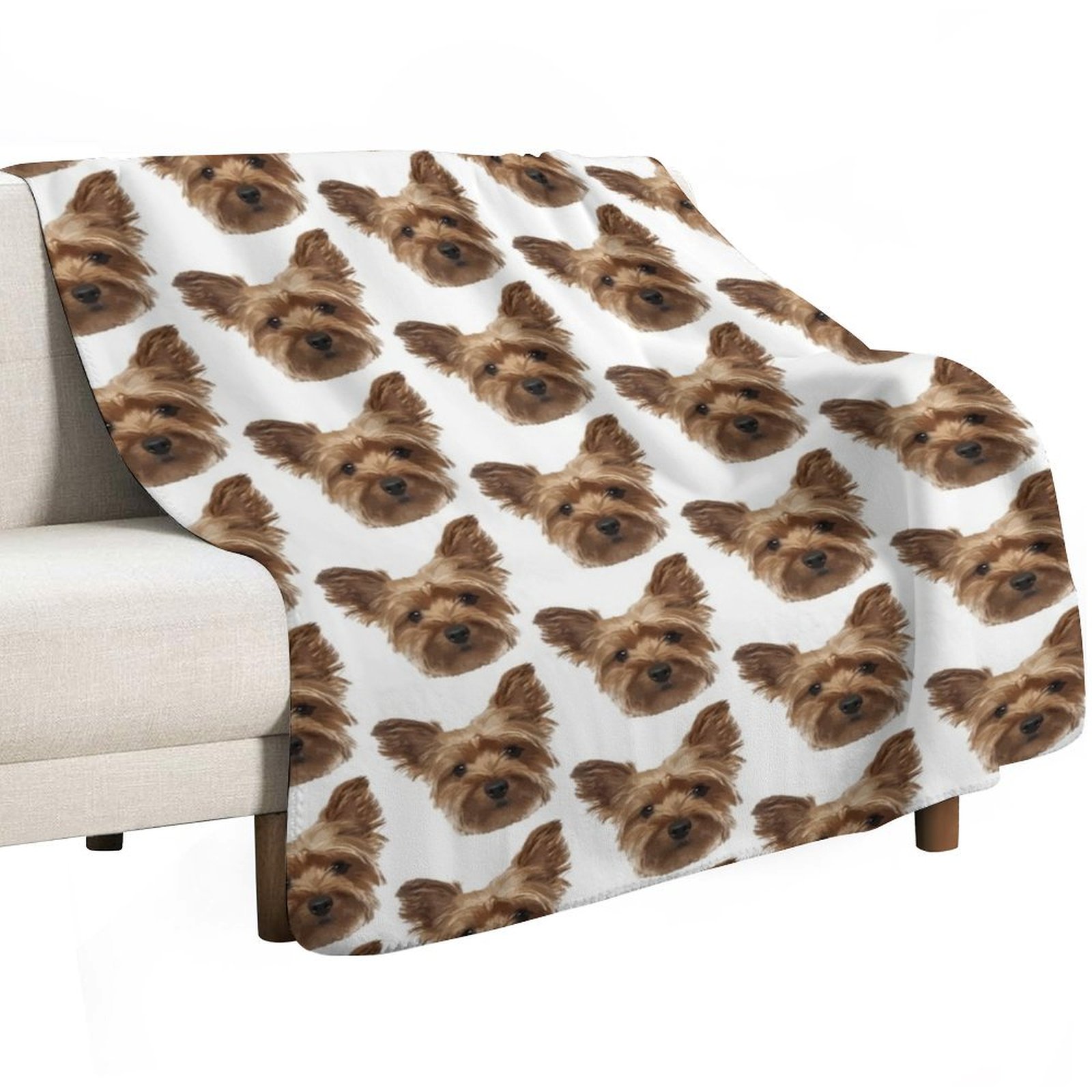 Yorkshire Terrier Throw Blanke - 3D Printing Yorkshire avaliação e preço
