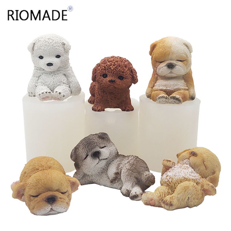 3D Dog Silicone Molds 6 Modeli - 3D Printing Epoxy Resin avaliação e preço