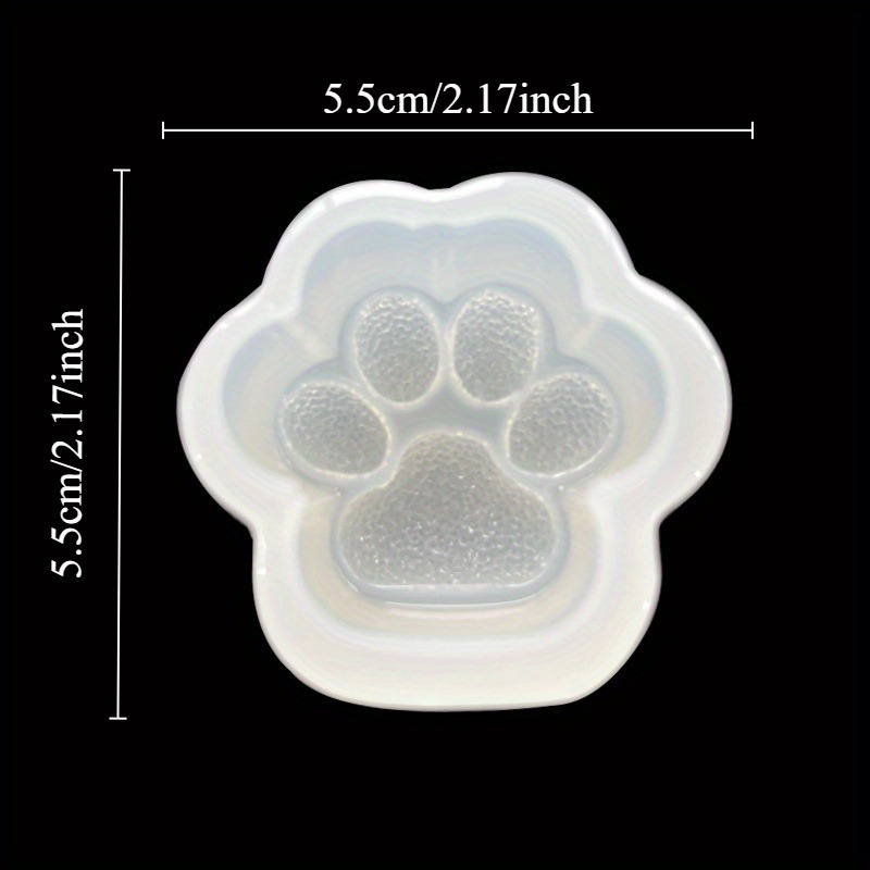 1pc Paw Print  Mold, Clear Epo - 3D Printing Epoxy Resin avaliação e preço