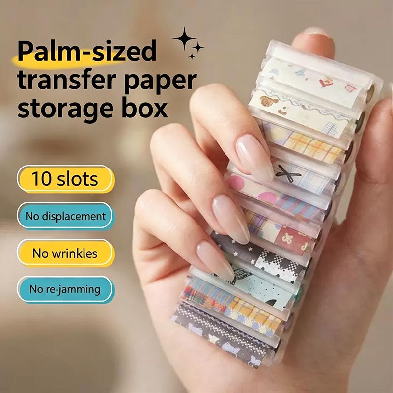 10 Grid Nail Transfer Paper 3D - 3D Printing Nails avaliação e preço