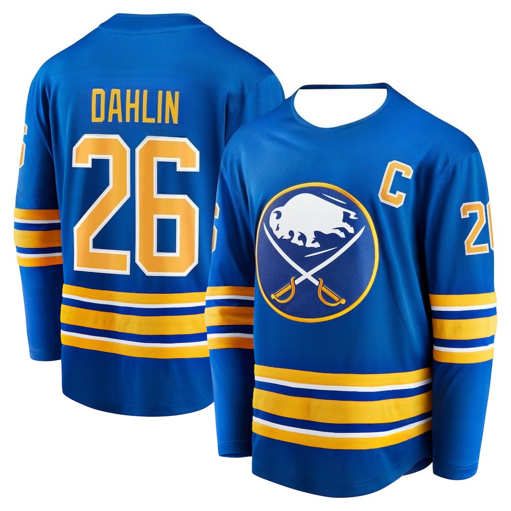 Hockey Jersey - Blue with Yell - 3D Printing Jersey avaliação e preço