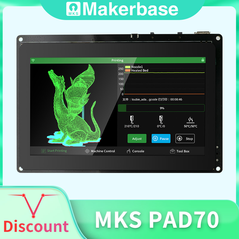 Makerbase MKS Pad7 capacitive  - 3D Printing Online avaliação e preço