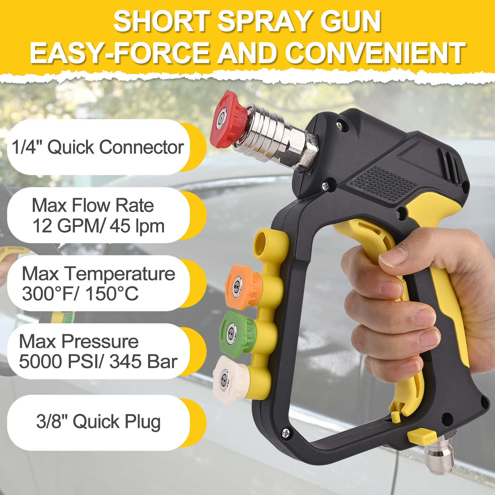 High Pressure Washer Short Spr - Nozzle Cleaning Kit avaliação e preço