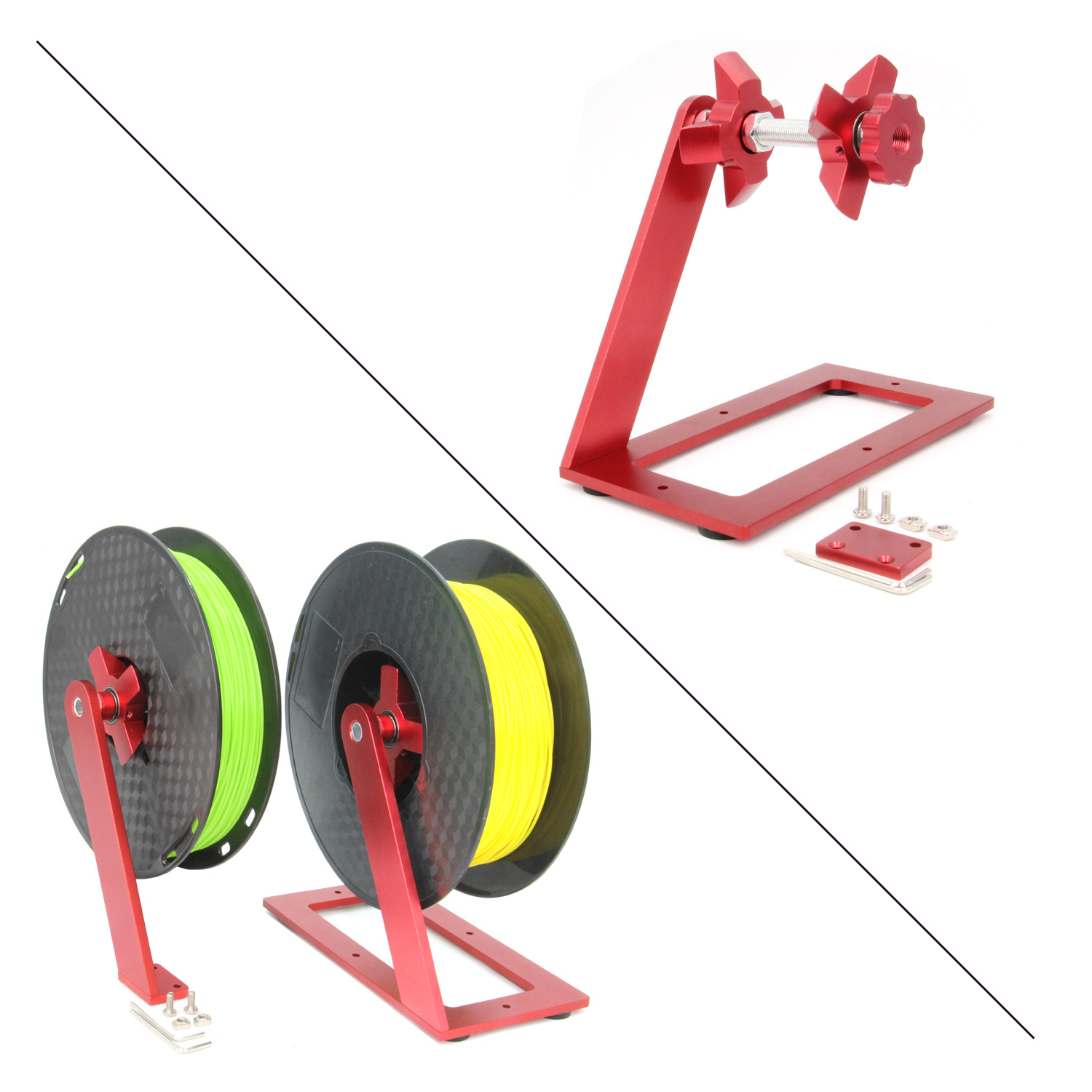 3D Printer Filament Holder Rot - Carbon Fiber Filament avaliação e preço