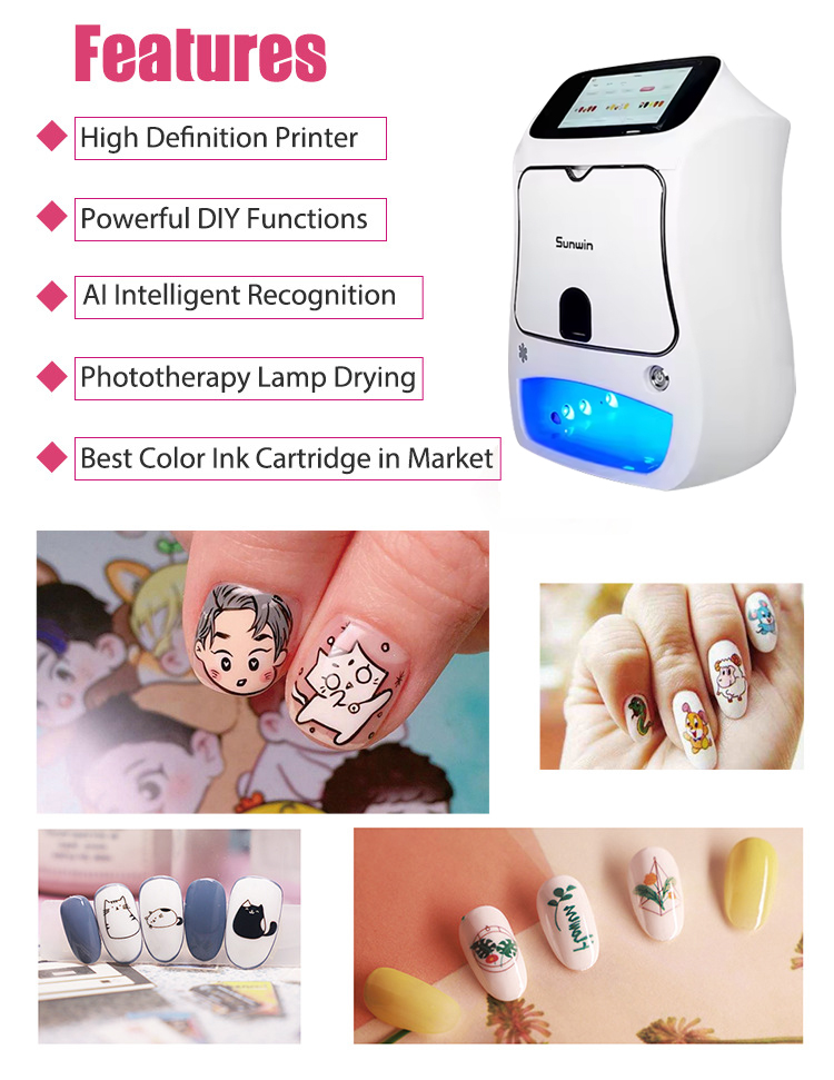 3D Nail Printer Machine Profes - 3D Printing Nails avaliação e preço