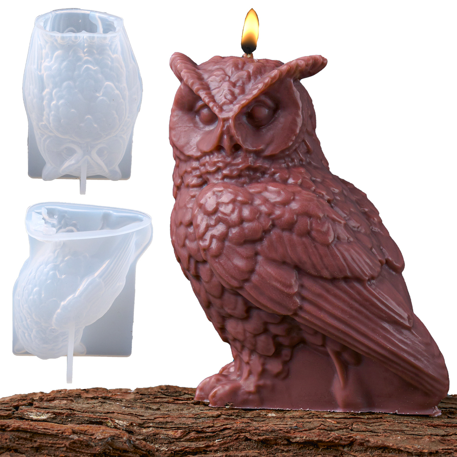 3D Cute Standing Owl Aromather - 3D Printing Epoxy Resin avaliação e preço