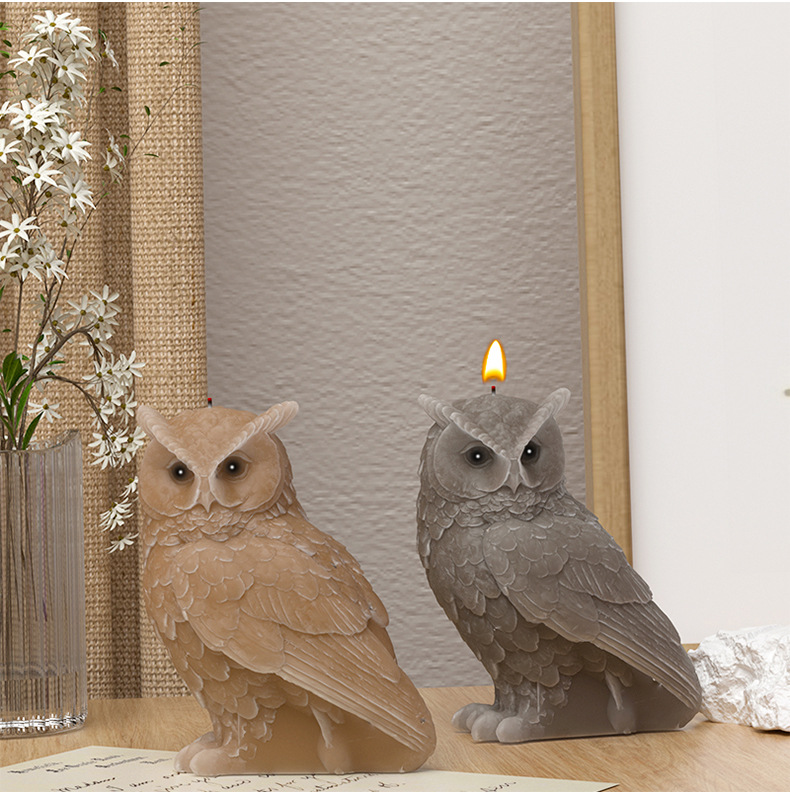 3D Cute Standing Owl Aromather - 3D Printing Epoxy Resin avaliação e preço