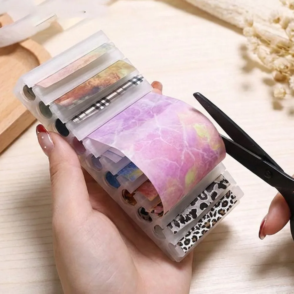 10-Slot Nail Transfer Paper Ho - 3D Printing Nails avaliação e preço