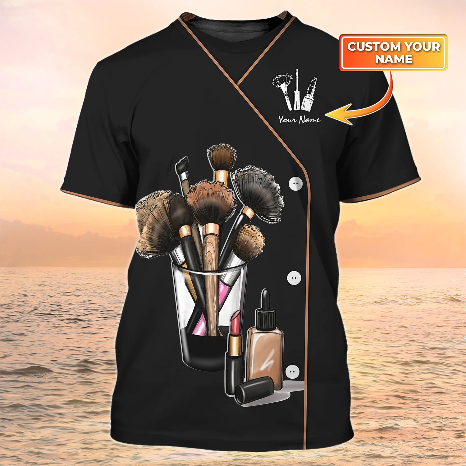 Newest Summer Fashion Men‘s T- - 3D Printing Maket avaliação e preço