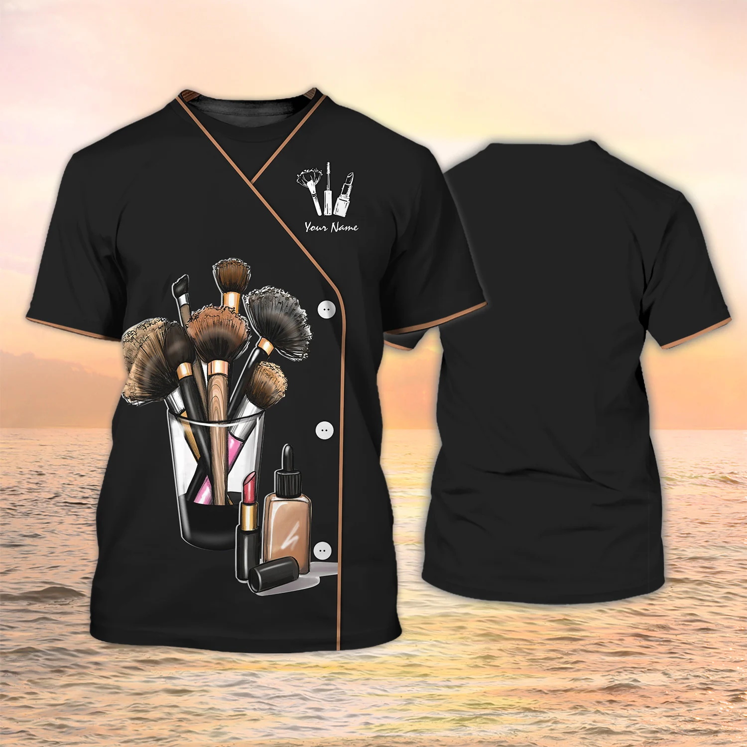 Newest Summer Fashion Men‘s T- - 3D Printing Maket avaliação e preço
