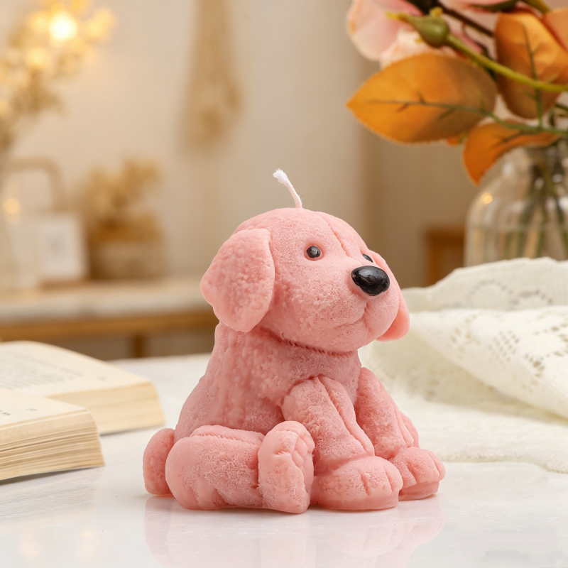 3D Plush Texture Sitting Puppy - 3D Printing Epoxy Resin avaliação e preço