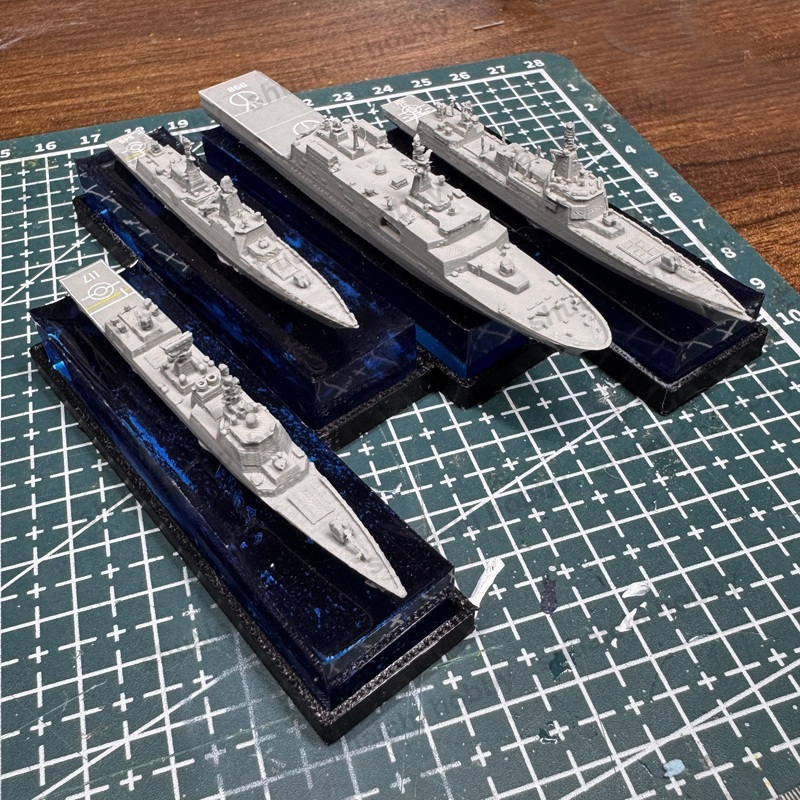 1PCS 3D Printed Warship Model  - 3D Printing Epoxy Resin avaliação e preço
