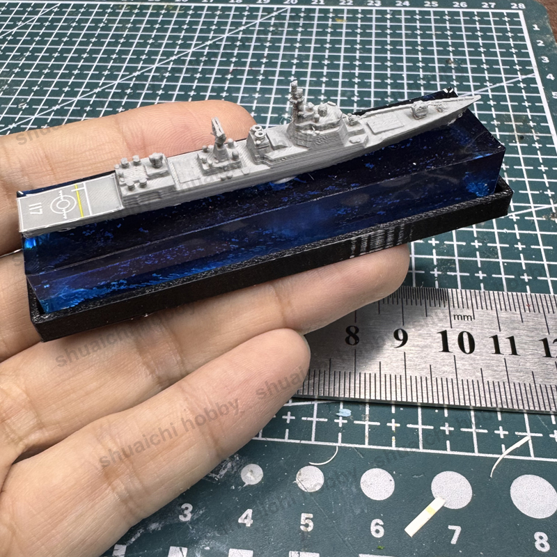 1PCS 3D Printed Warship Model  - 3D Printing Epoxy Resin avaliação e preço