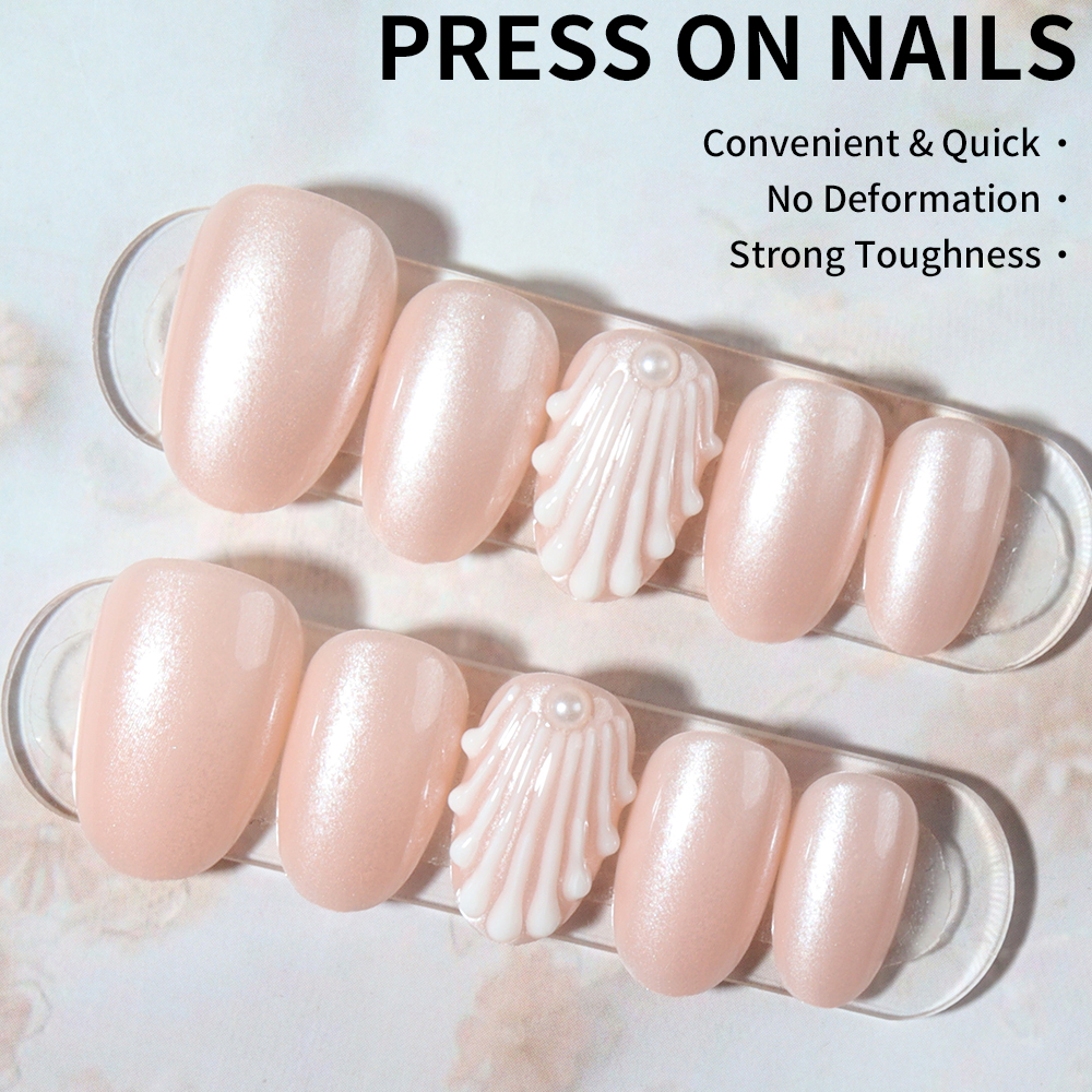 24 pieces / set of short oval  - 3D Printing Nails avaliação e preço