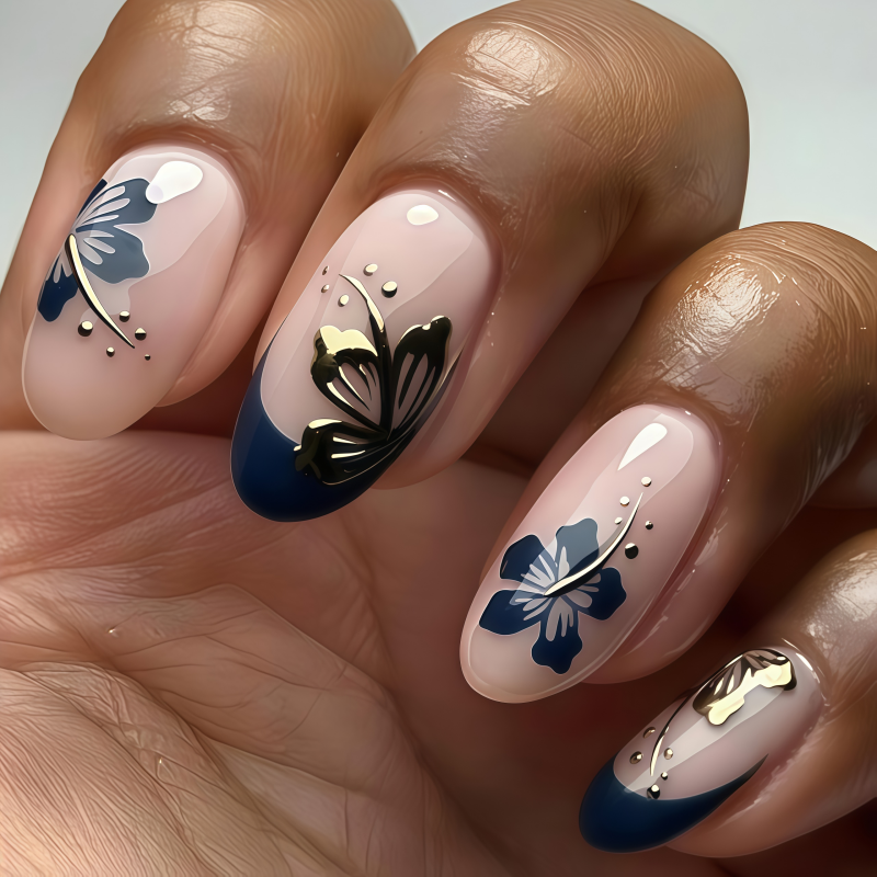 24PCS Gilded 3D Flower Press o - 3D Printing Nails avaliação e preço