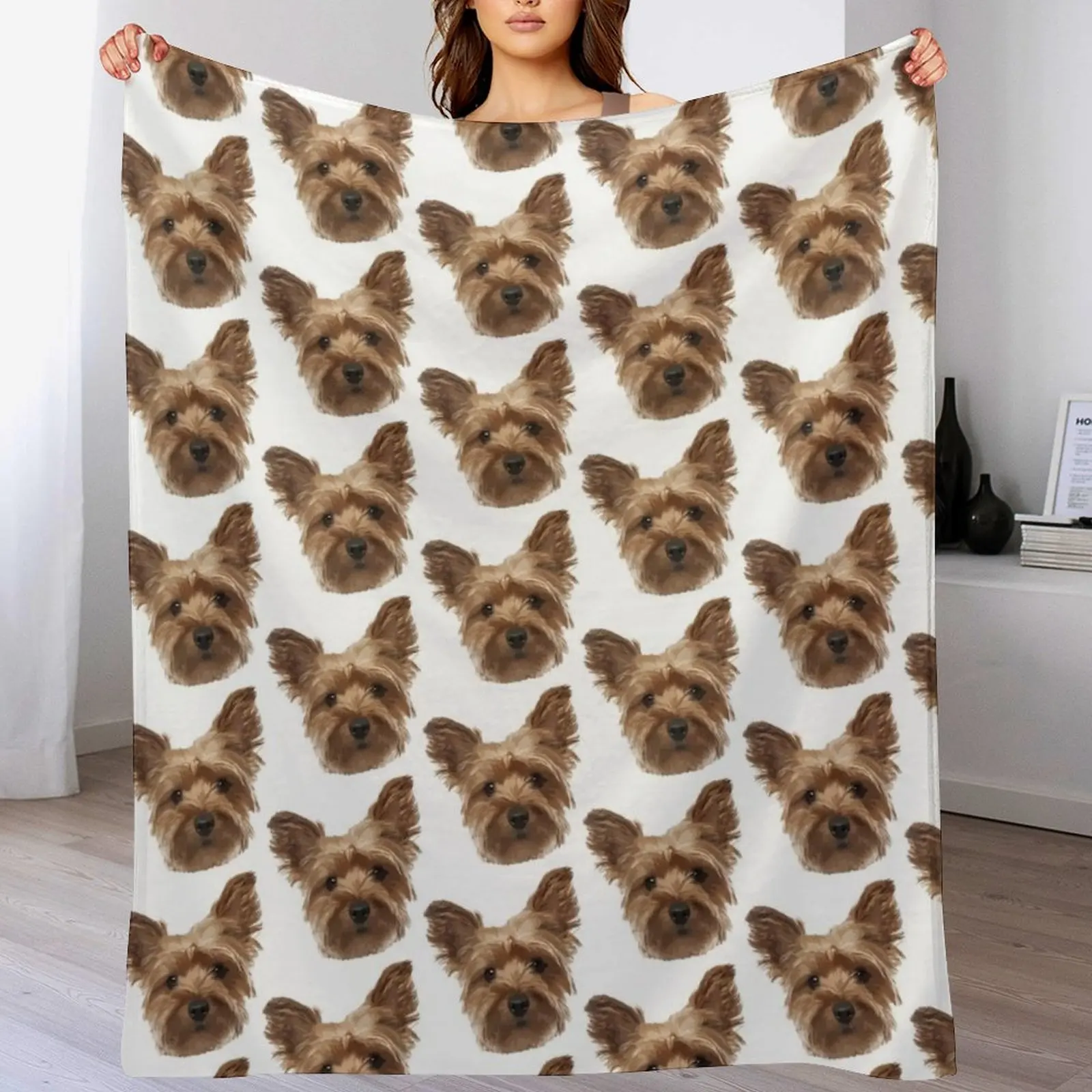 Yorkshire Terrier Throw Blanke - 3D Printing Yorkshire avaliação e preço