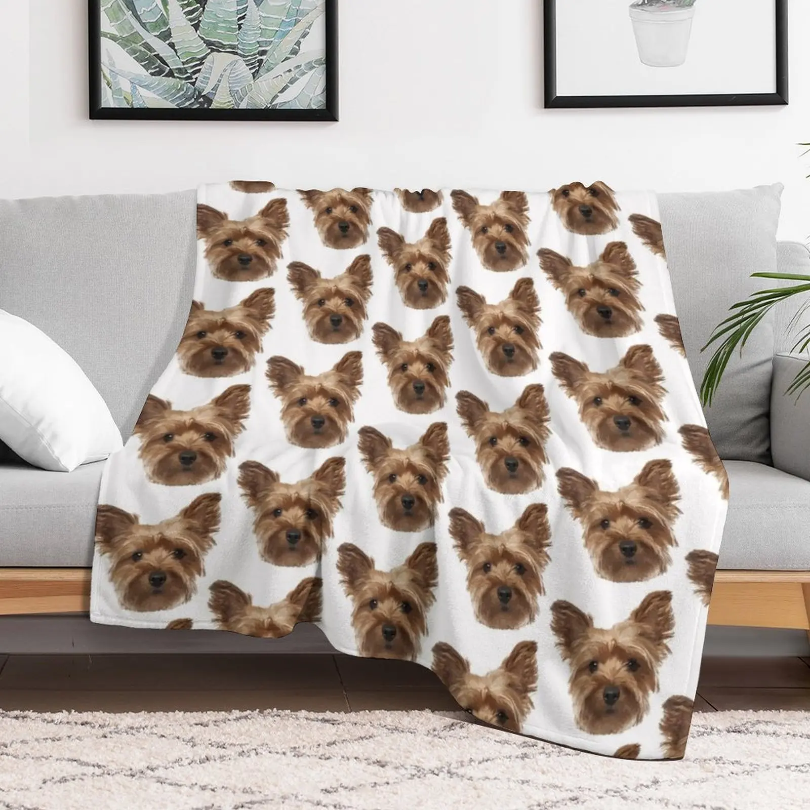 Yorkshire Terrier Throw Blanke - 3D Printing Yorkshire avaliação e preço