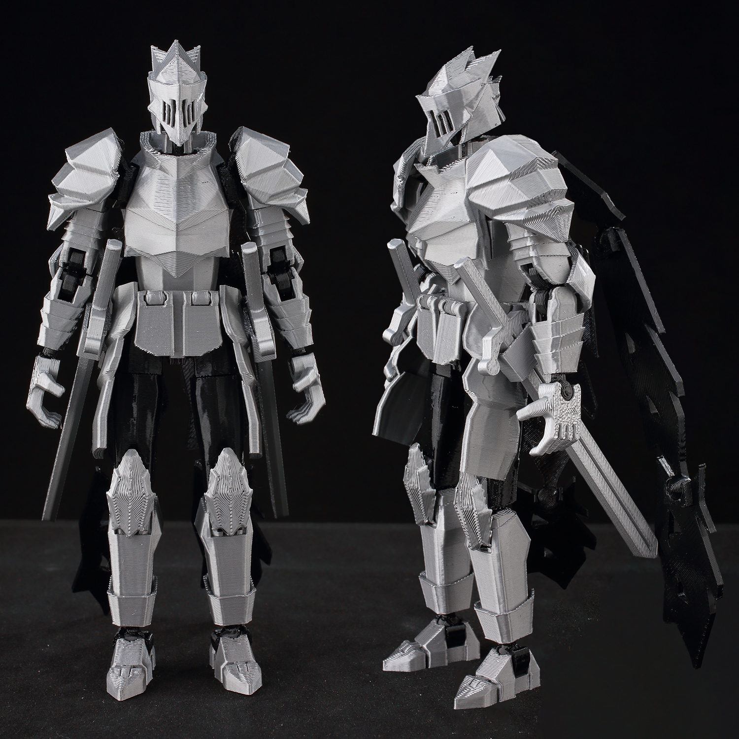 ​9L3D Lucky13 Silver Knight Ro - 3D Printing Online avaliação e preço