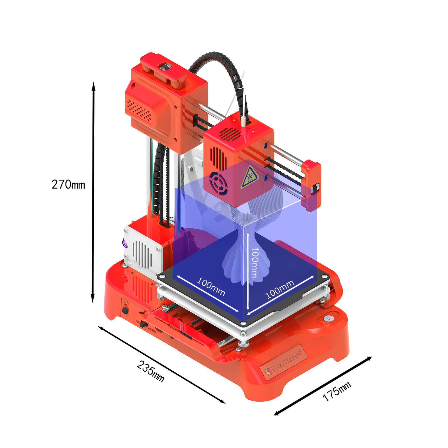 Easythreed 3D Printer K9 Easy  - 3D Printing Output avaliação e preço