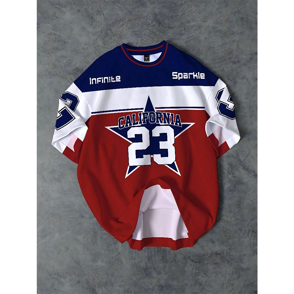 2026 Summer The New Men's Spor - 3D Printing Jersey avaliação e preço