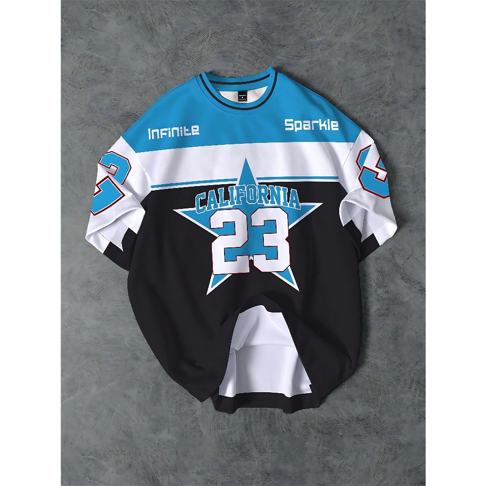 2026 Summer The New Men's Spor - 3D Printing Jersey avaliação e preço