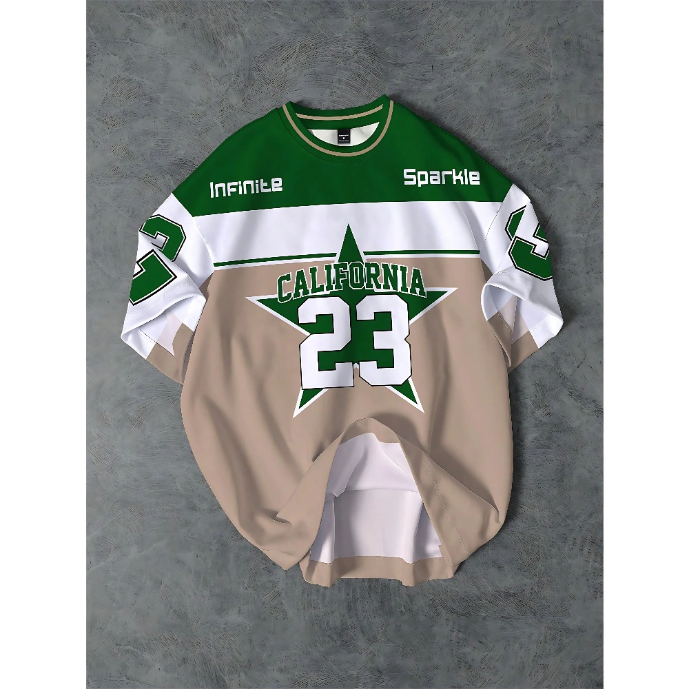 2026 Summer The New Men's Spor - 3D Printing Jersey avaliação e preço