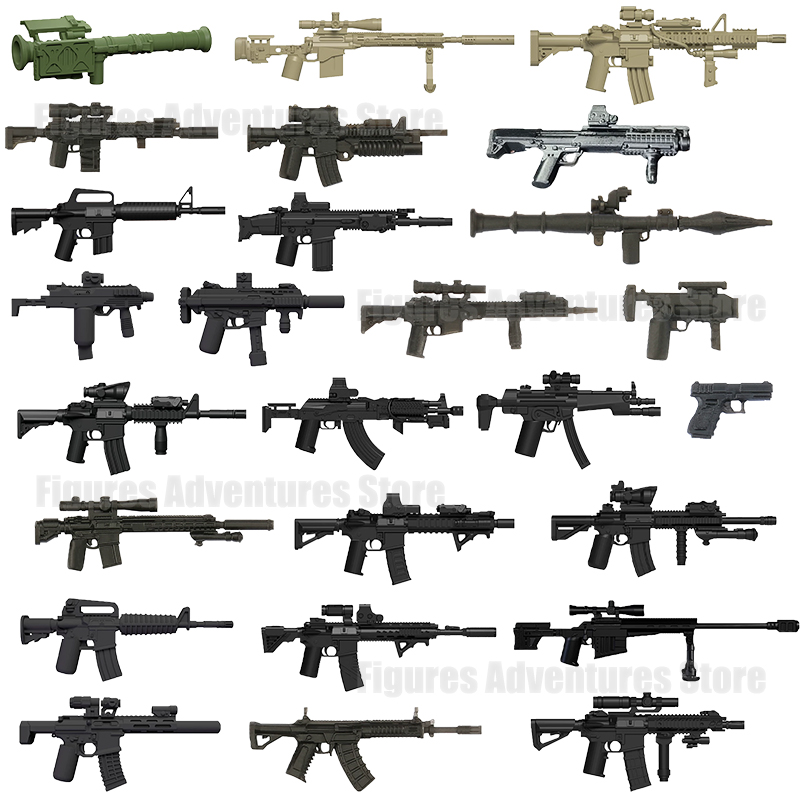 Military Figure Equipment Buil - 3D Printing Lego Bricks avaliação e preço