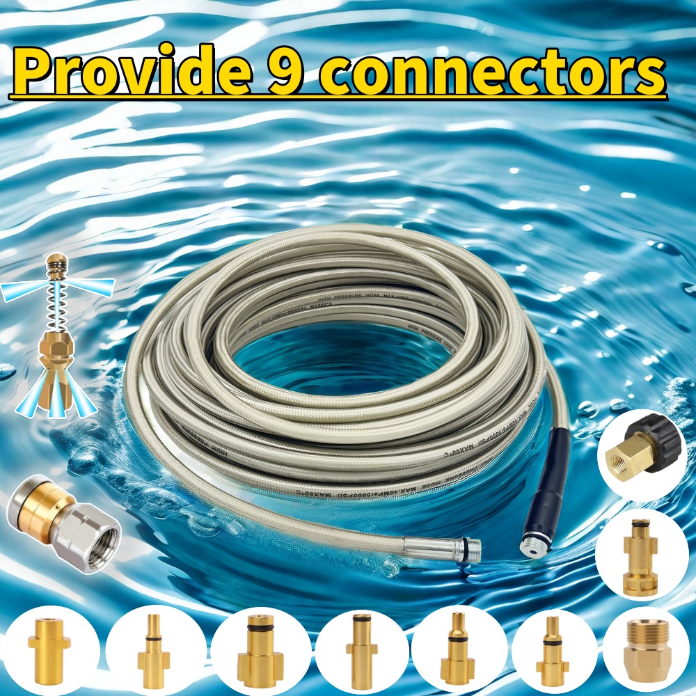 Sewer Drain Water Cleaning Hos - Nozzle Cleaning Kit avaliação e preço
