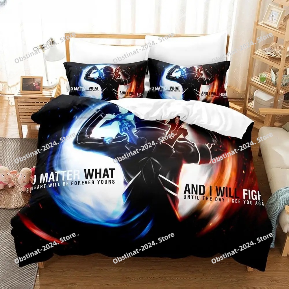 Anime Sword Art Online Bedding - 3D Printing Online avaliação e preço