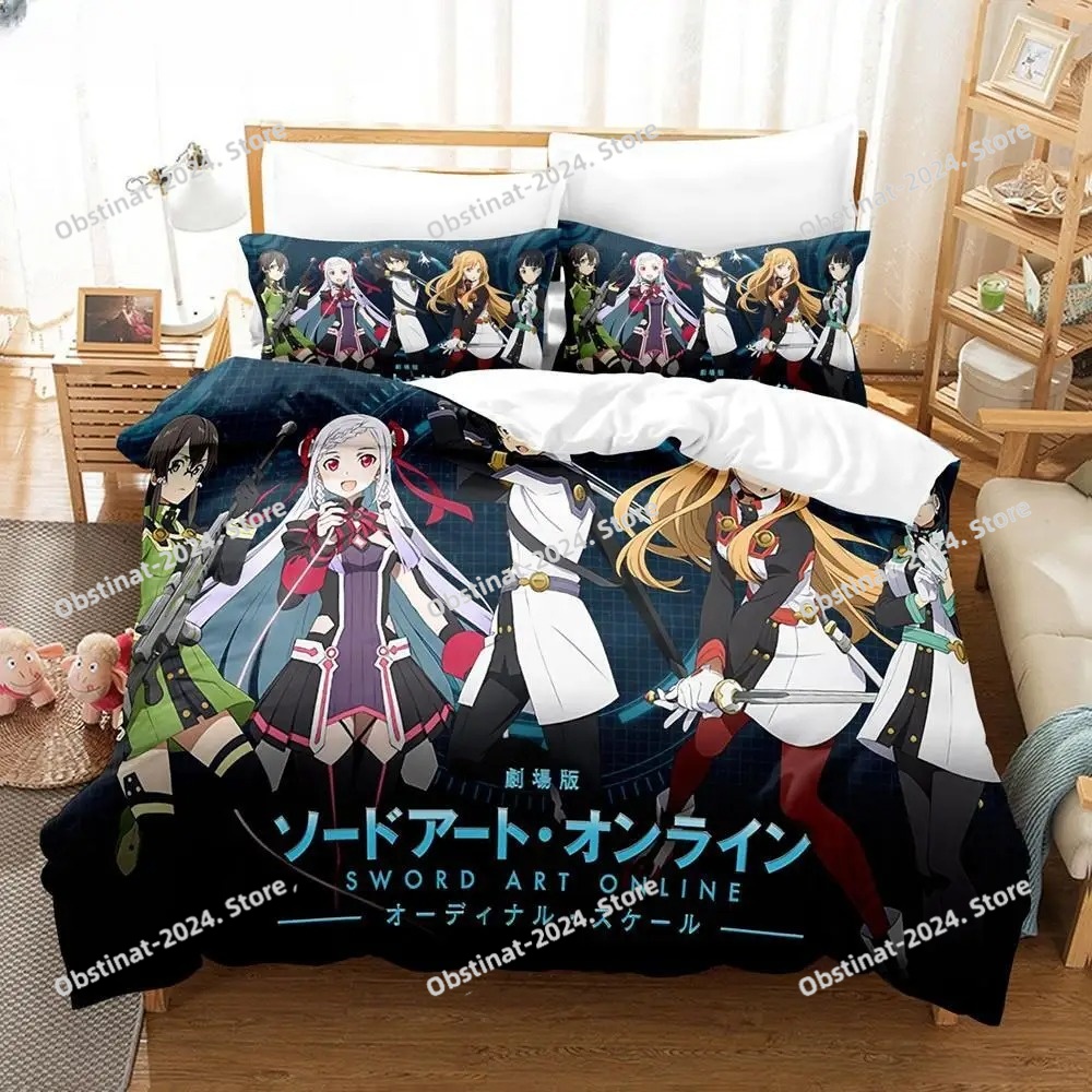 Anime Sword Art Online Bedding - 3D Printing Online avaliação e preço