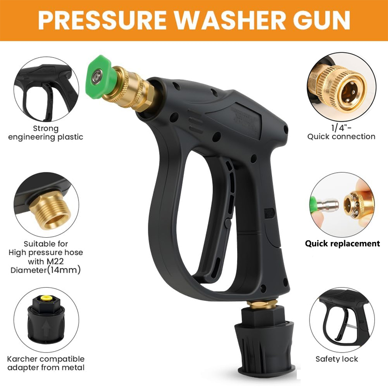 High Pressure Washer Gun with  - Nozzle Cleaning Kit avaliação e preço