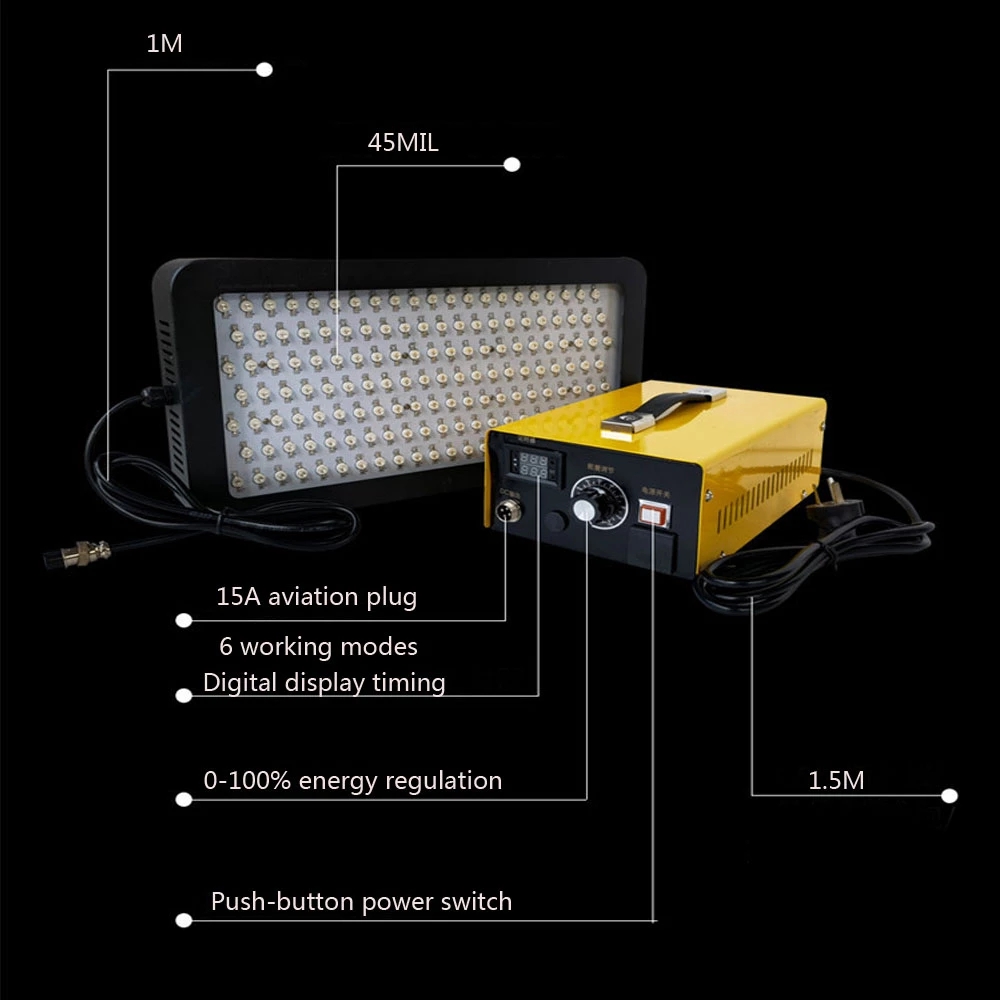 Timed dimming LED UV Ultraviol - 3D Printing Icon avaliação e preço